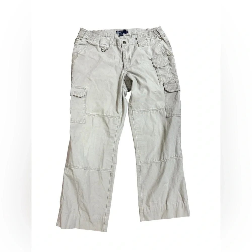 5.11‎ Tactical Women’s Utility Cargo Canvas Pants Regular Fit Khaki Tan Sz 14
